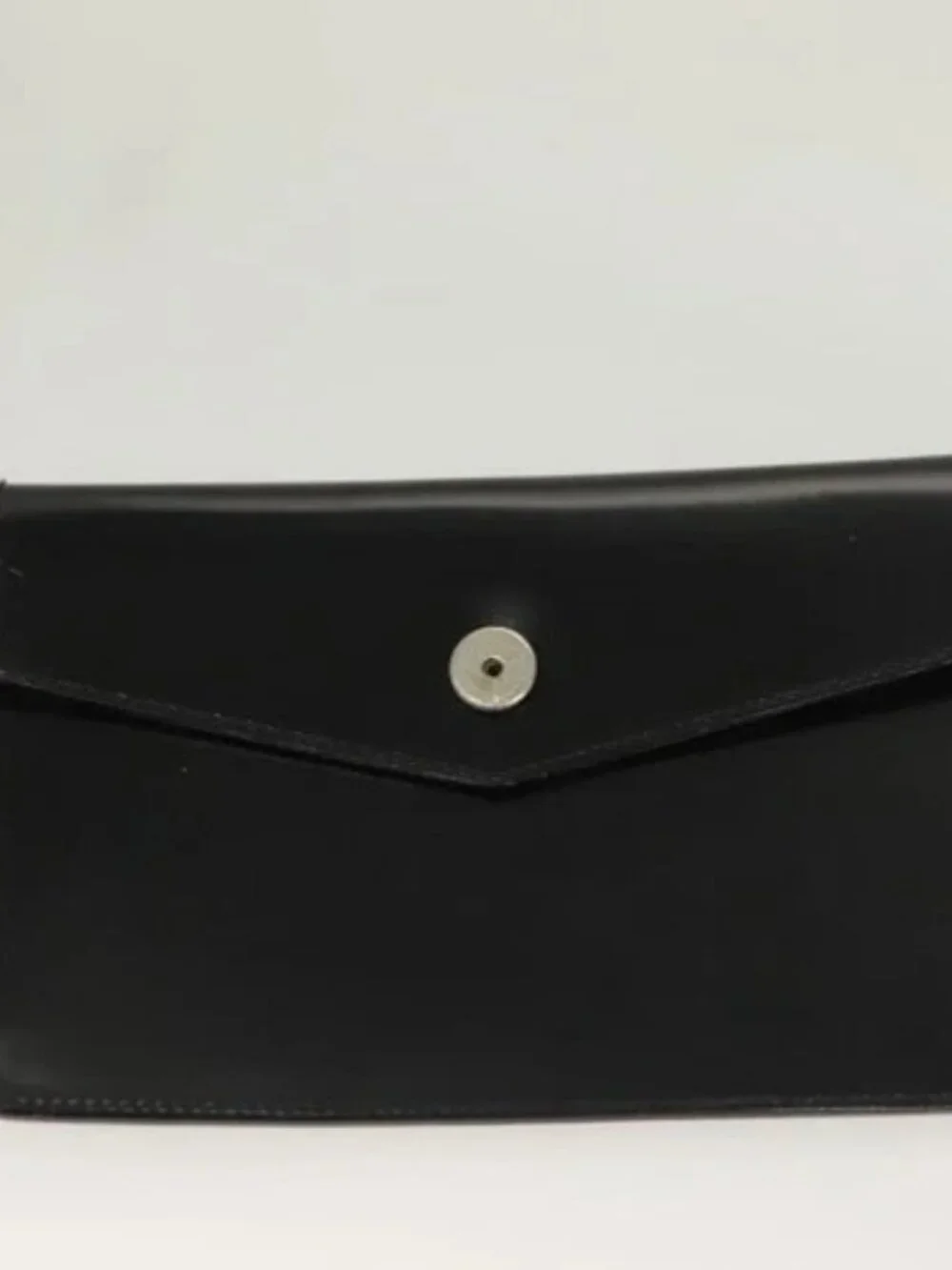 Salvatore Ferragamo Gancini Backpack Enamel Black Gold Auth 125955